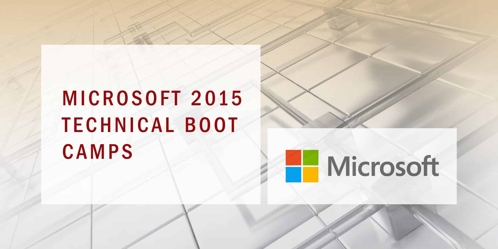 Microsoft Boot Camp 2015