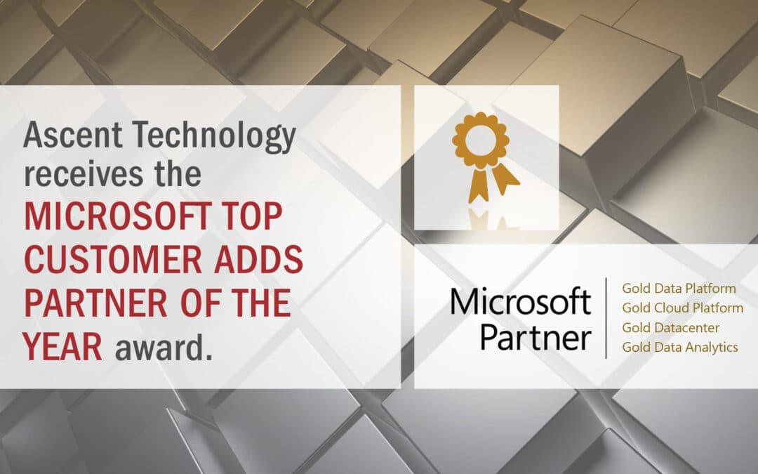 Ascent Technology – Microsoft Top Customer Adds Partner of the Year