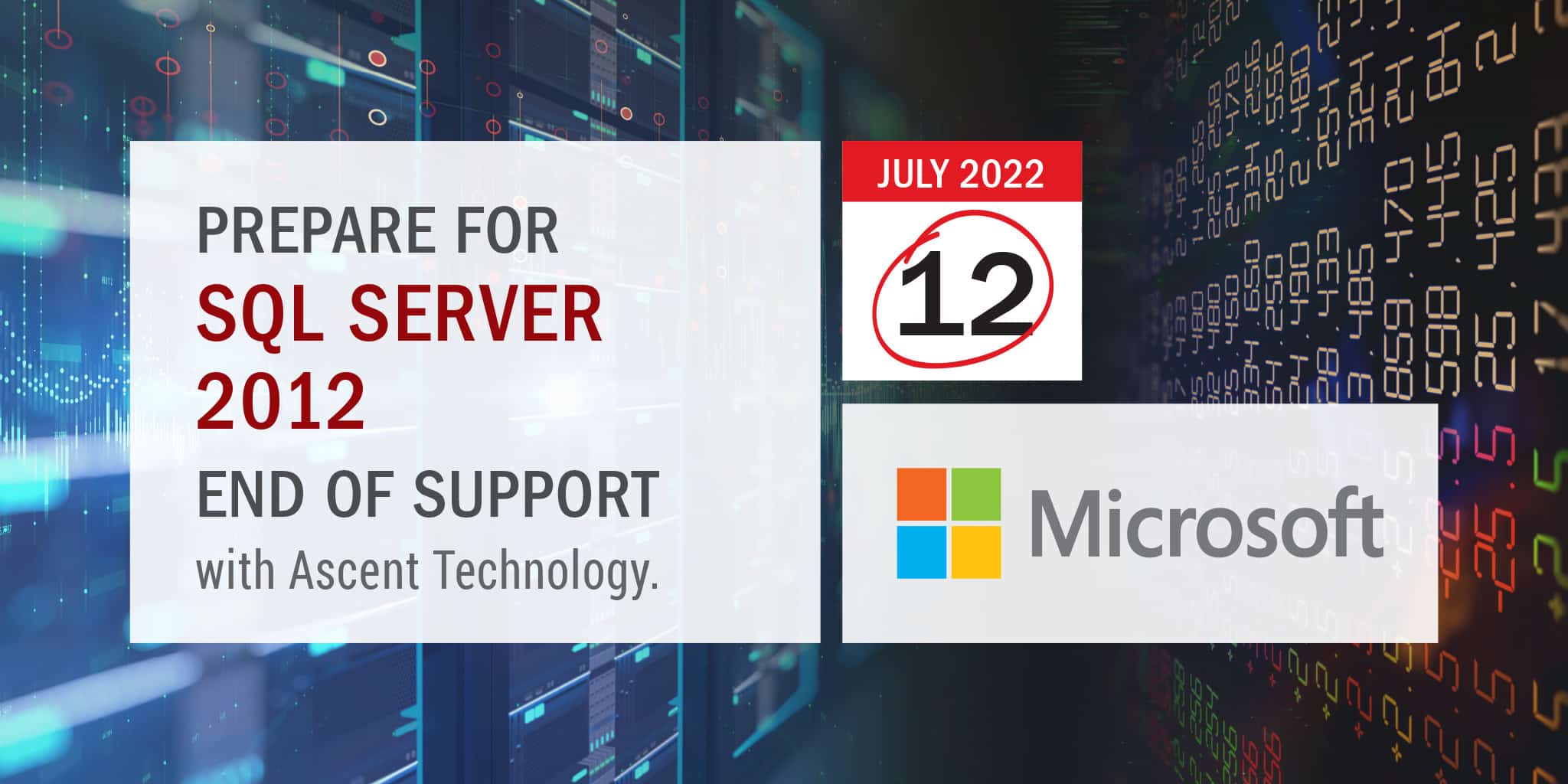 Prepare for SQL Server 2012 end of Support